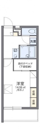 レオパレスクレベールの物件間取画像